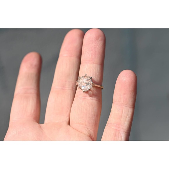 Alternative  Engagement Ring  unique anniversary gift  Size 4 5 6 7 8 9 … - Picture 3 of 4